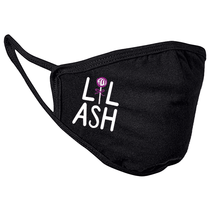 Rúško Lil Ash - Lollipop Face Mask, Unisex,Čierna,Univerzálna 1