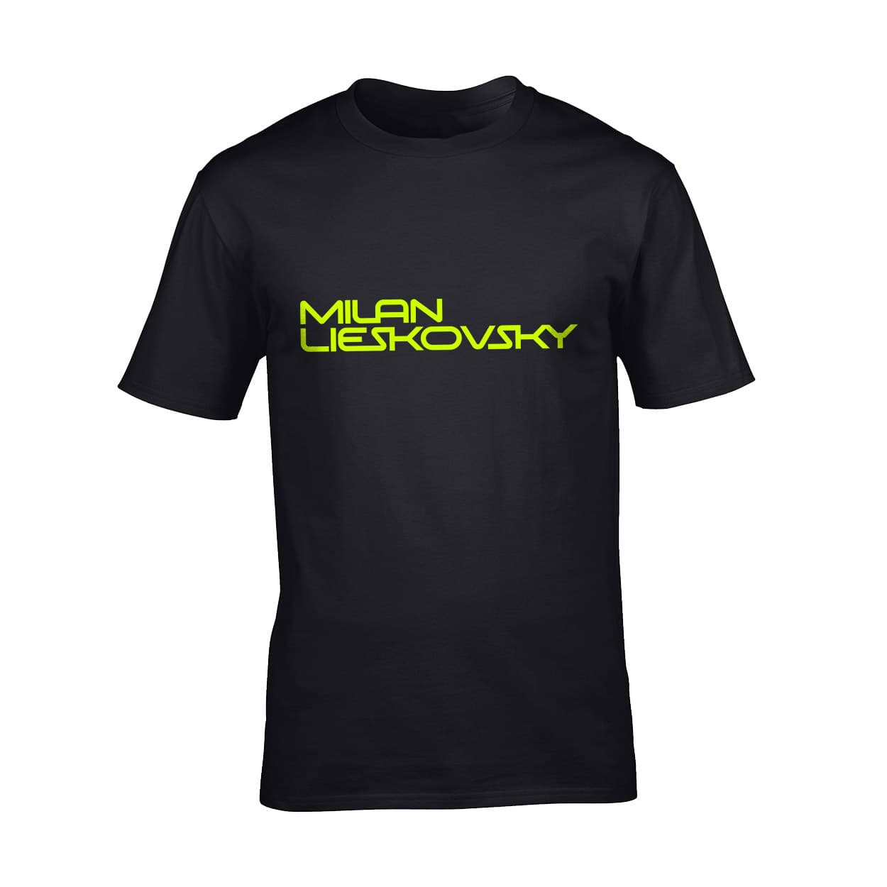 Tričko Milan Lieskovský - Milan Lieskovský, Muž,Čierna/zelená,S