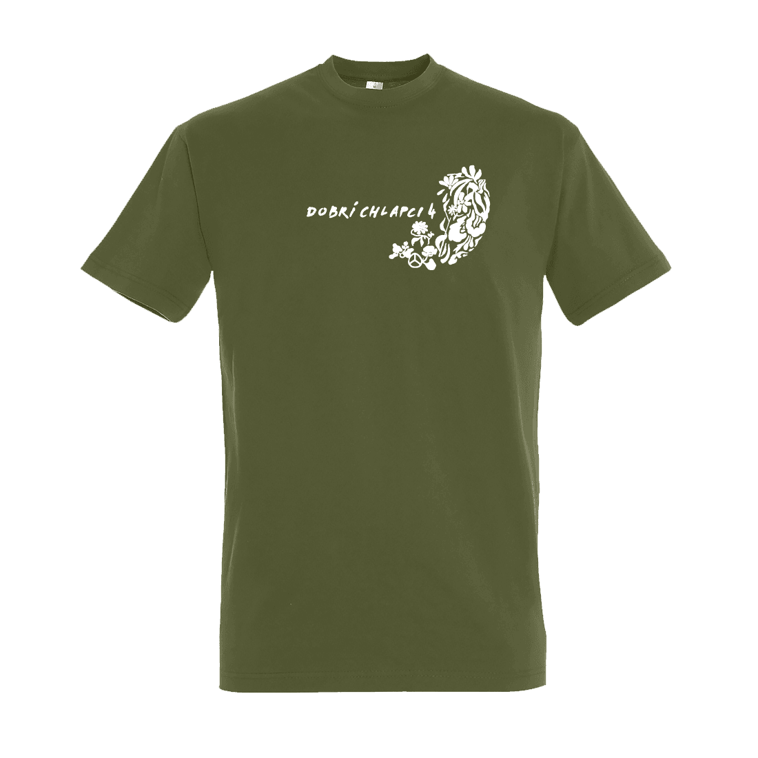 Tričko Moja Reč - Dobrí Chlapci 4, Unisex,Dark Khaki,M
