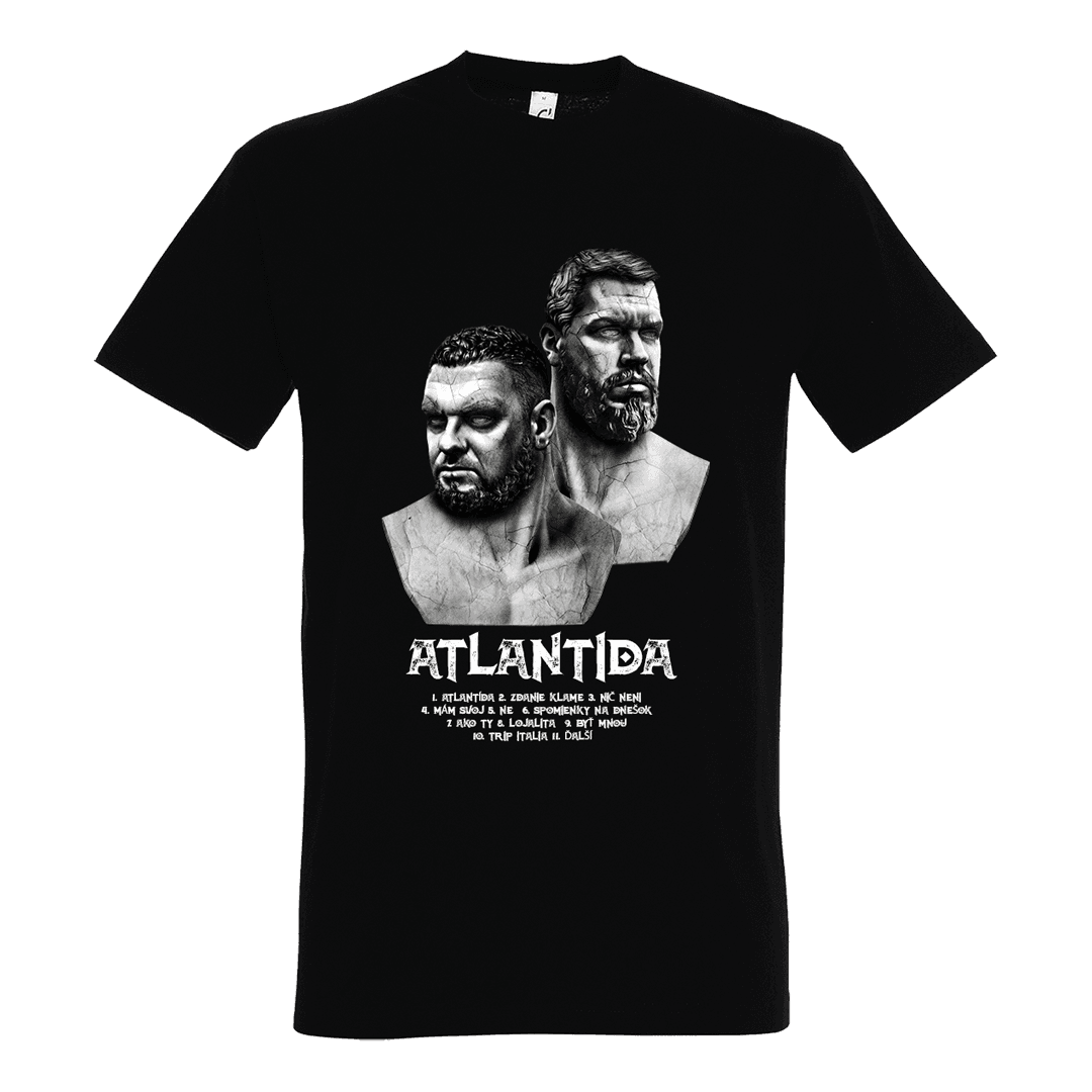 Tričko Kali x Momo - Atlantida Photo, unisex,Čierna,M