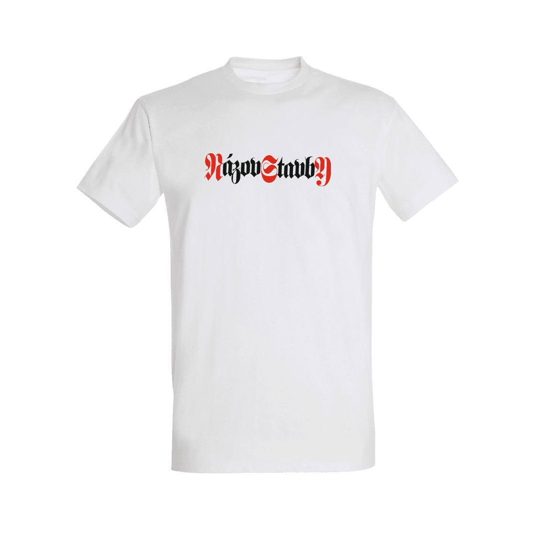 Tričko Názov Stavby - Názov Stavby, unisex,Biela,M 1