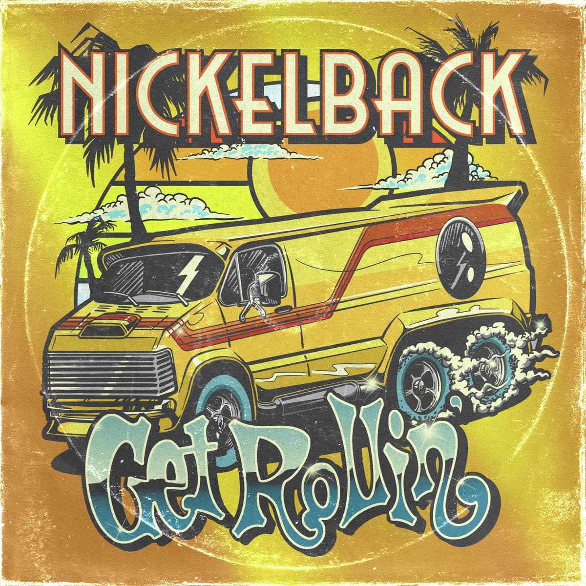 Vinyl Nickelback - Get Rollin (Blue Galaxy Vinyl) 1