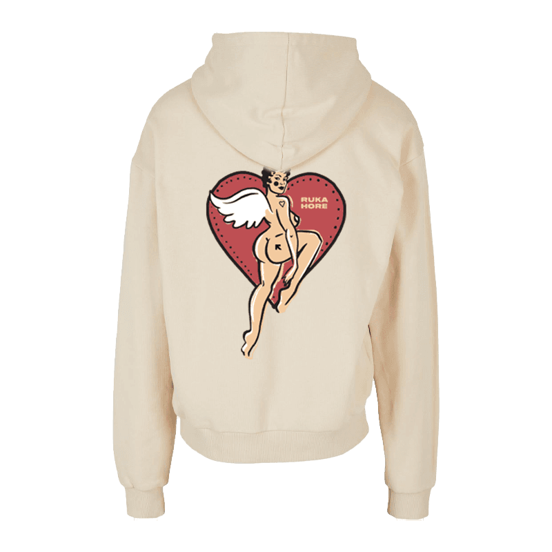 Mikina Ruka Hore - Amor, Unisex,Piesková,S 1