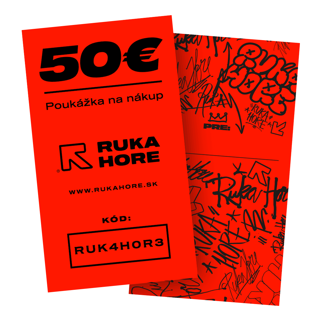 Poukážka Ruka Hore - Darčeková 50€ 1