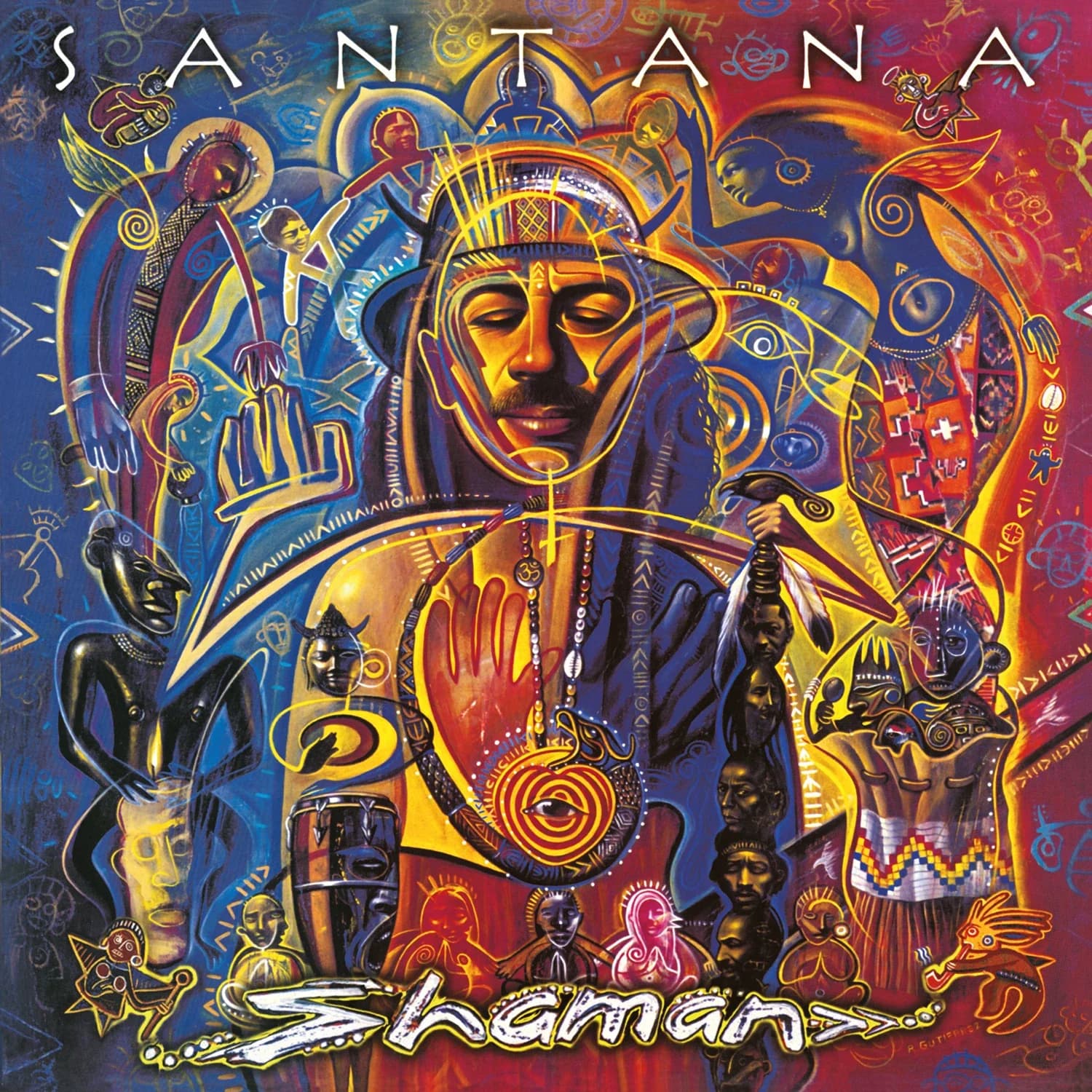 Vinyl Carlos Santana - Shaman (Marbled Vinyl) 1