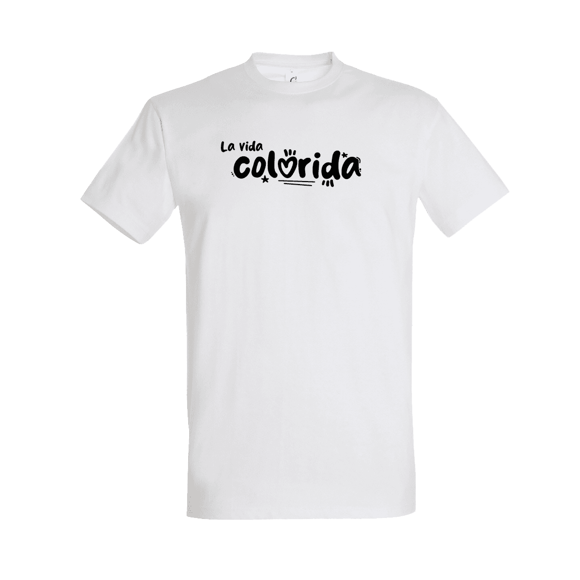 Tričko Sarah C - La vida colorida basic, unisex,Bledomodrá,M