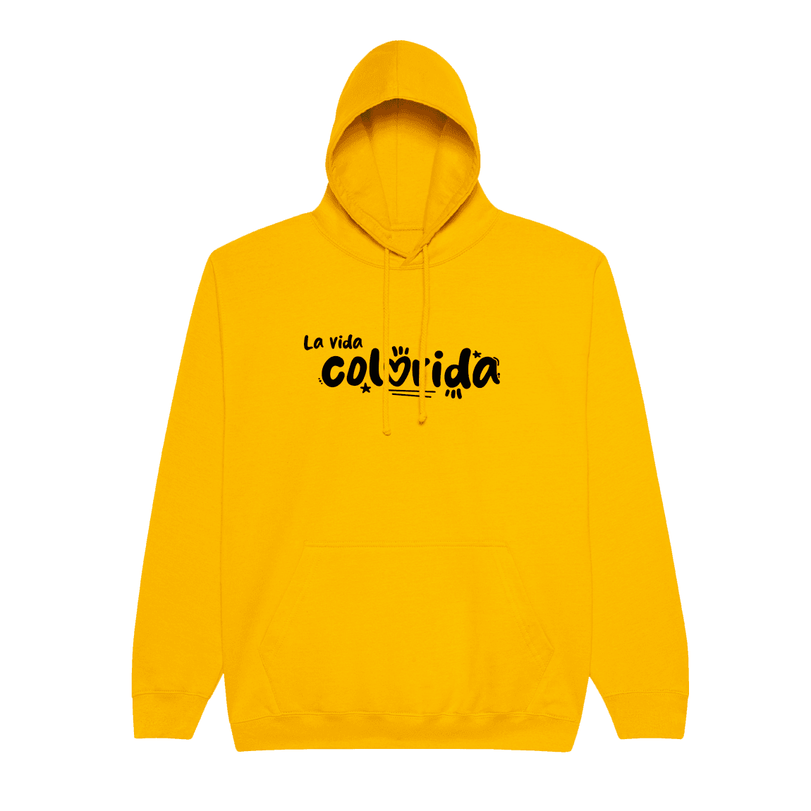 Mikina Sarah C - La vida colorida basic, unisex,Black,M 1