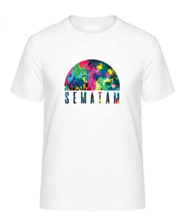 Tričko Sematam - Sematam, Muž,Biela,M 1