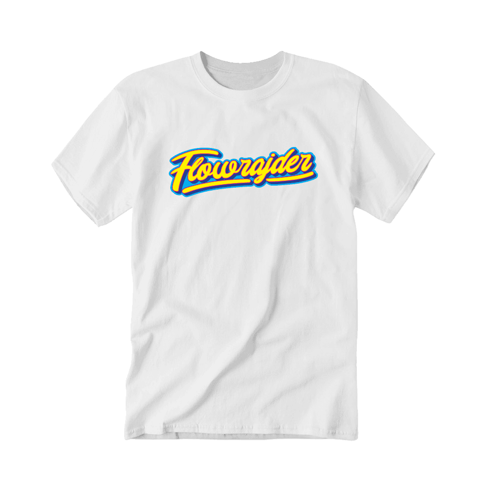 Tričko Strapo - Flowrajder Yellow, Unisex,Biela,S 1