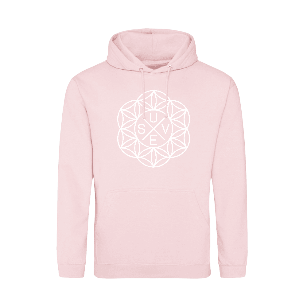 Mikina Suvereno - Kvet, Unisex,Ružová,M