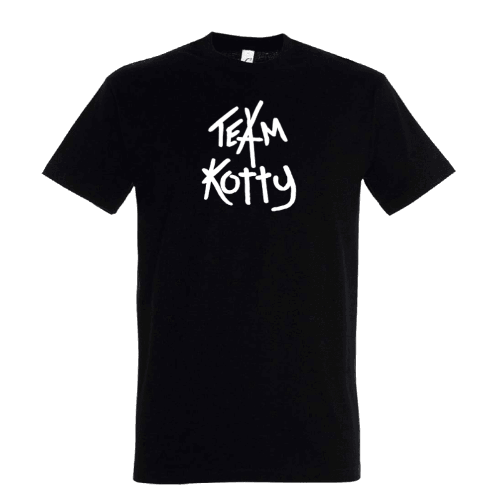 Tričko Tomy Kotty - Team Kotty - Edícia Rodina, Unisex,Čierna,S