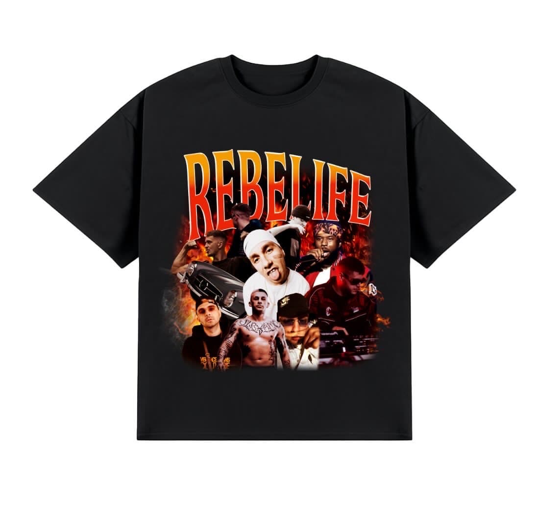 Tričko Yaya Rebel - Rebelife, Muž,Čierna,M 1