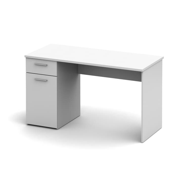KONDELA Egon pc stolík biela 1