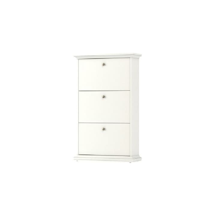 KONDELA Paris 70309 botník (skrinka na topánky) biela