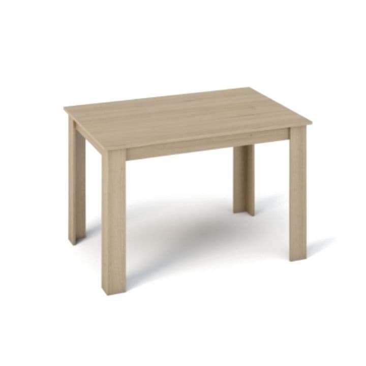 KONDELA Kraz jedálenský stôl 120x80 cm dub sonoma 1