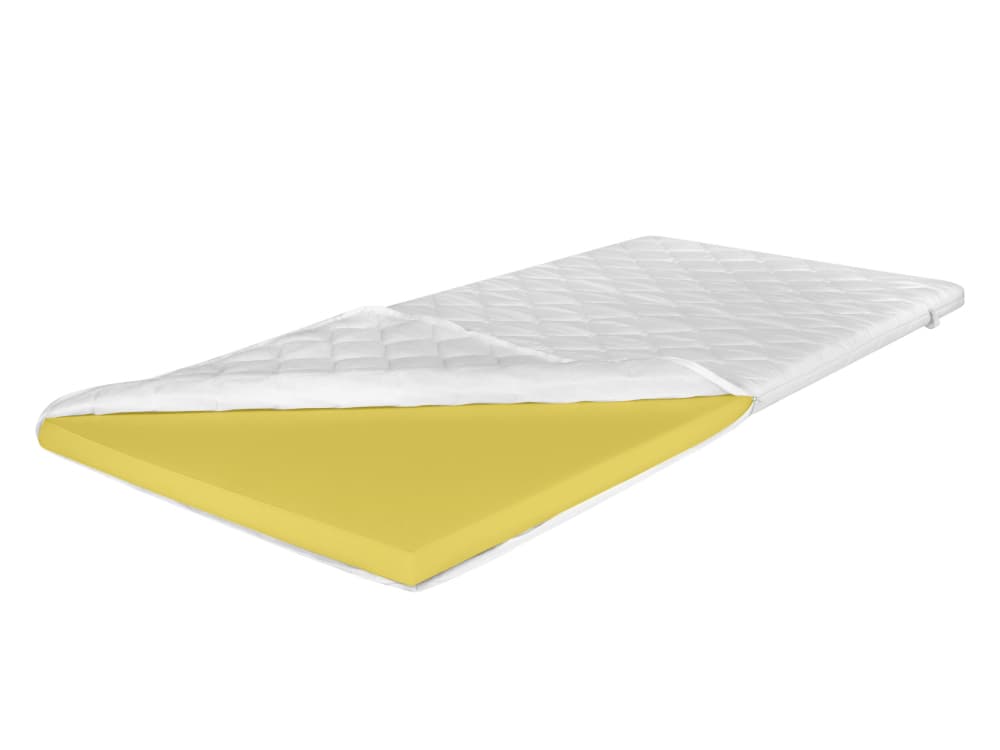 KONDELA Bambi Typ 5 90 penový matrac (topper) 90x200 cm biela 1