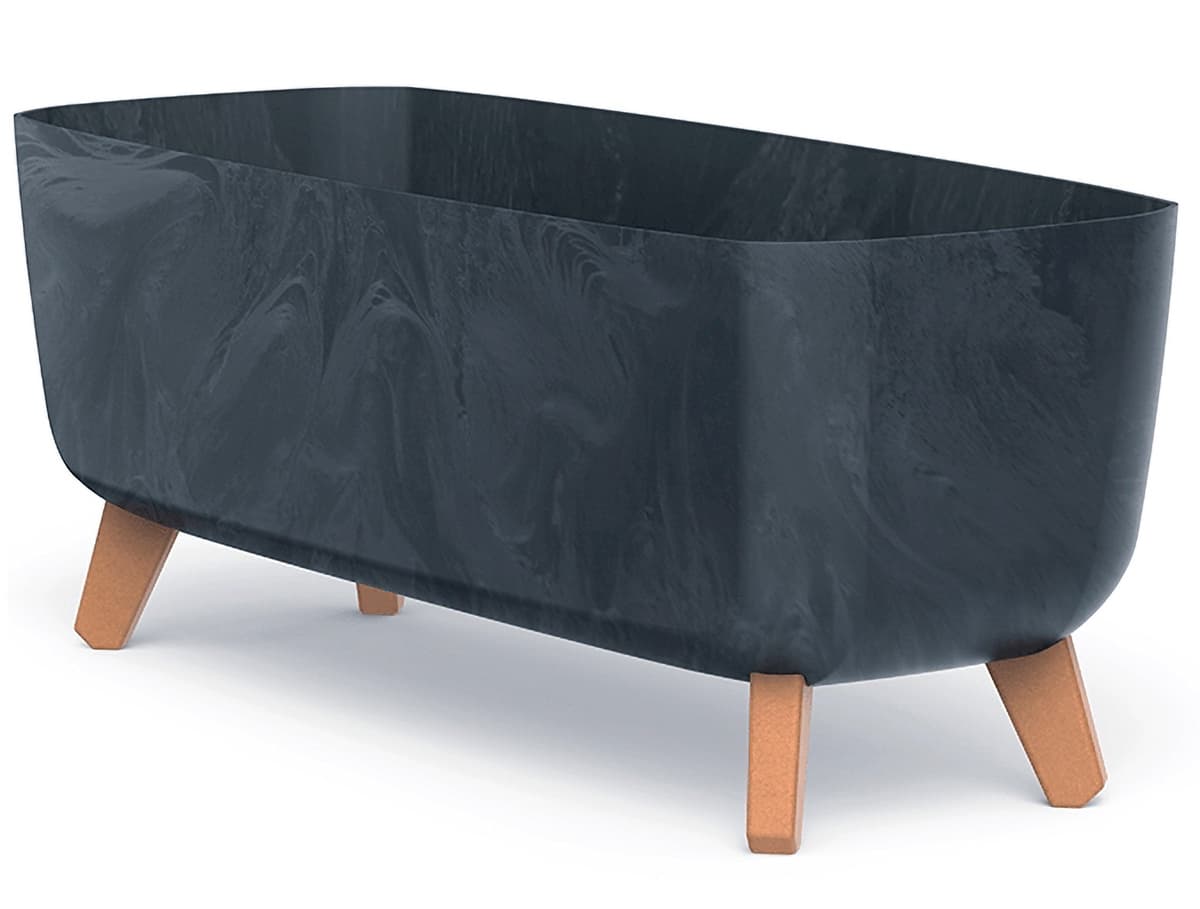 NABBI DGCL600E plastový kvetináč na nožičkách 58 cm antracit 1