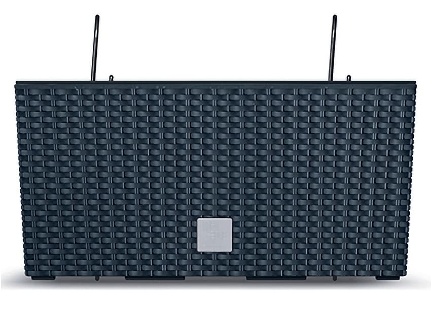 NABBI DRC400W plastový balkónový kvetináč 39,5 cm antracit 1
