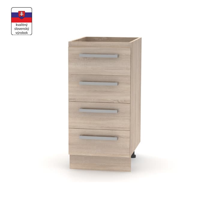 KONDELA Nova Plus NOPL-055-0S kuchynská skrinka dub sonoma 1