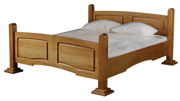 PYKA Kinga 160 rustikálny posteľový rám drevo D3 1