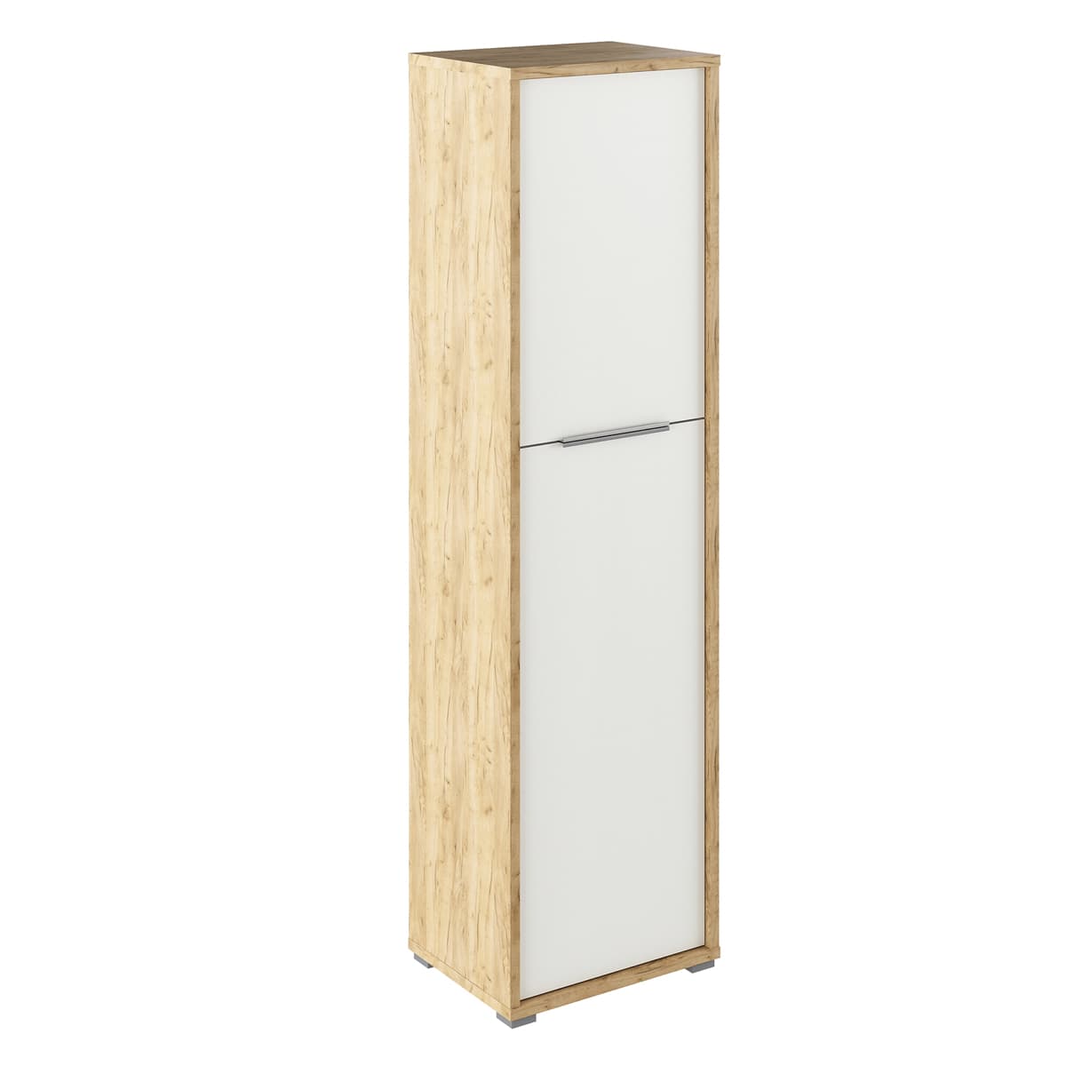 KONDELA Rioma Typ 8 policová skriňa dub artisan / biela 1