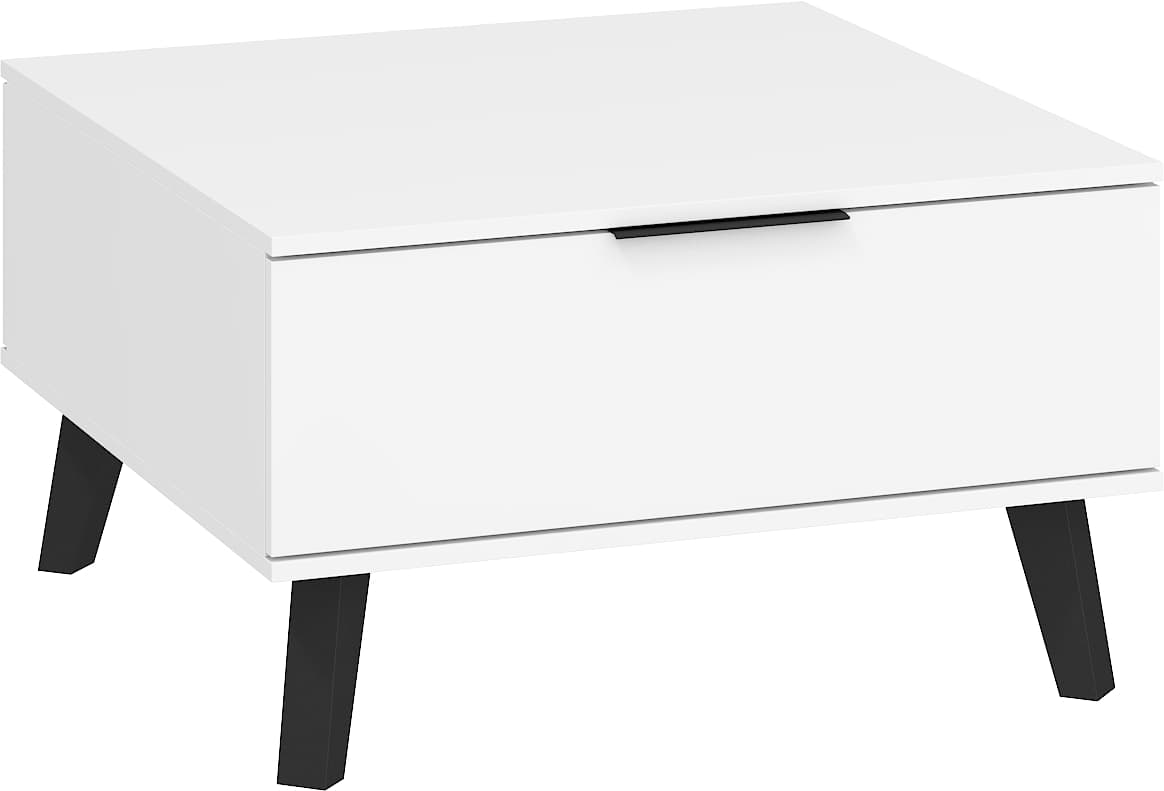 MEBLOCROSS Sven SVN-06 konferenčný stolík biela / biely lesk 1