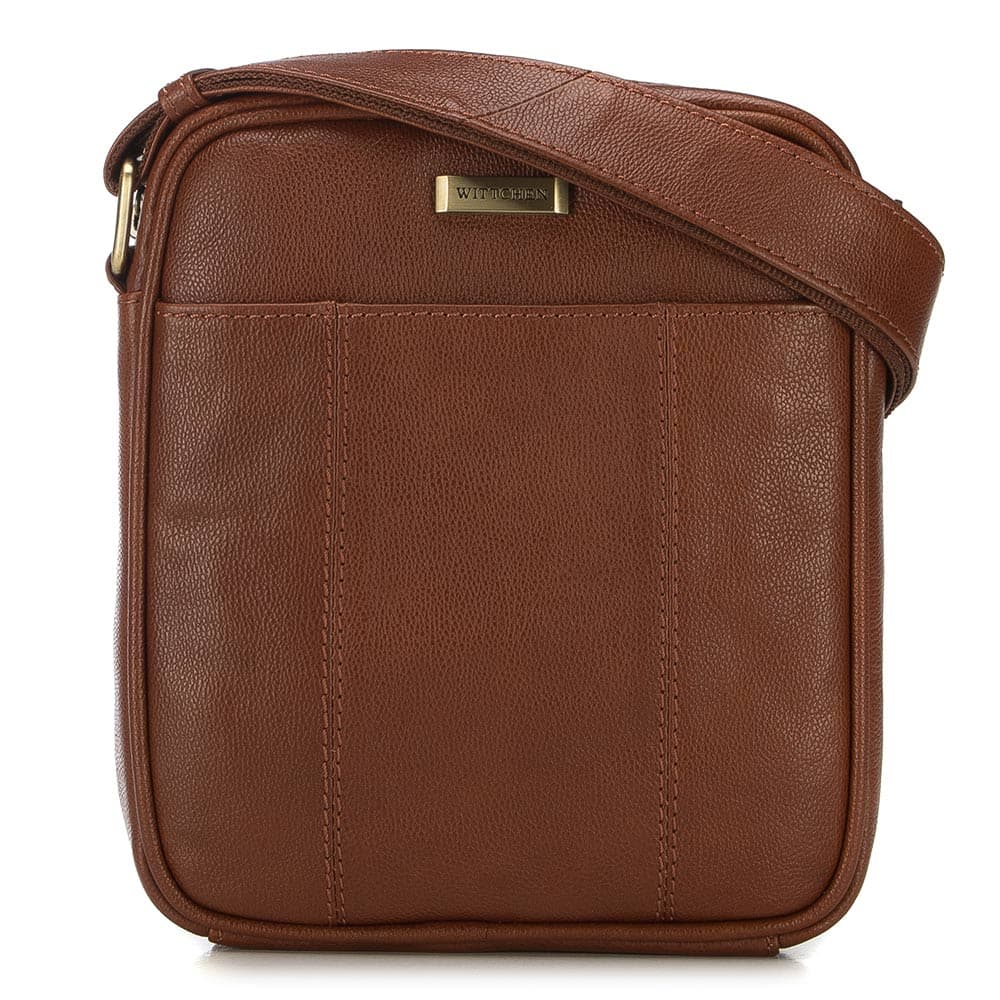 Pánska kožená crossbody taška 91-4U-316-5 1