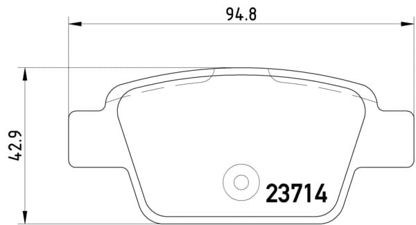 HELLA Sada brzdových platničiek kotúčovej brzdy 8DB 355 018-851 1