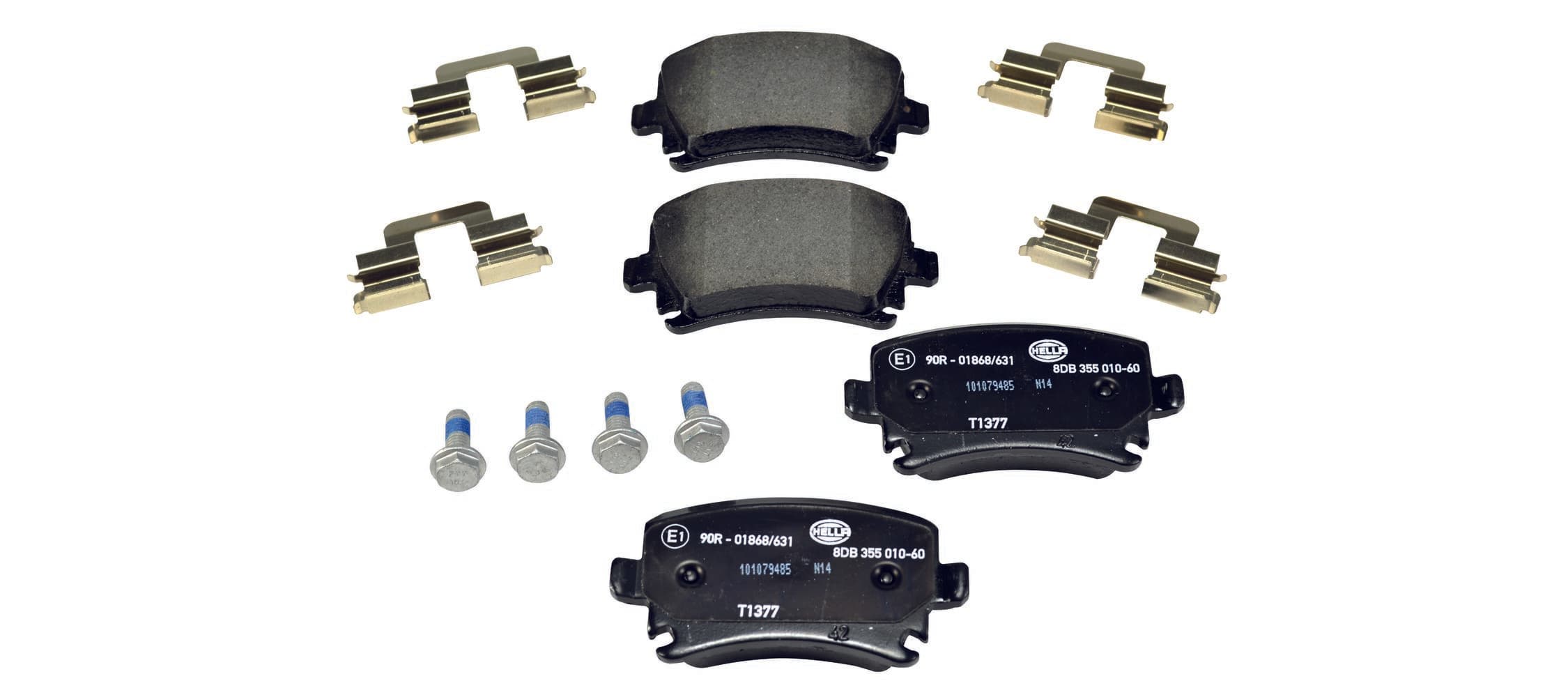 HELLA Sada brzdových platničiek kotúčovej brzdy 8DB 355 010-601 1