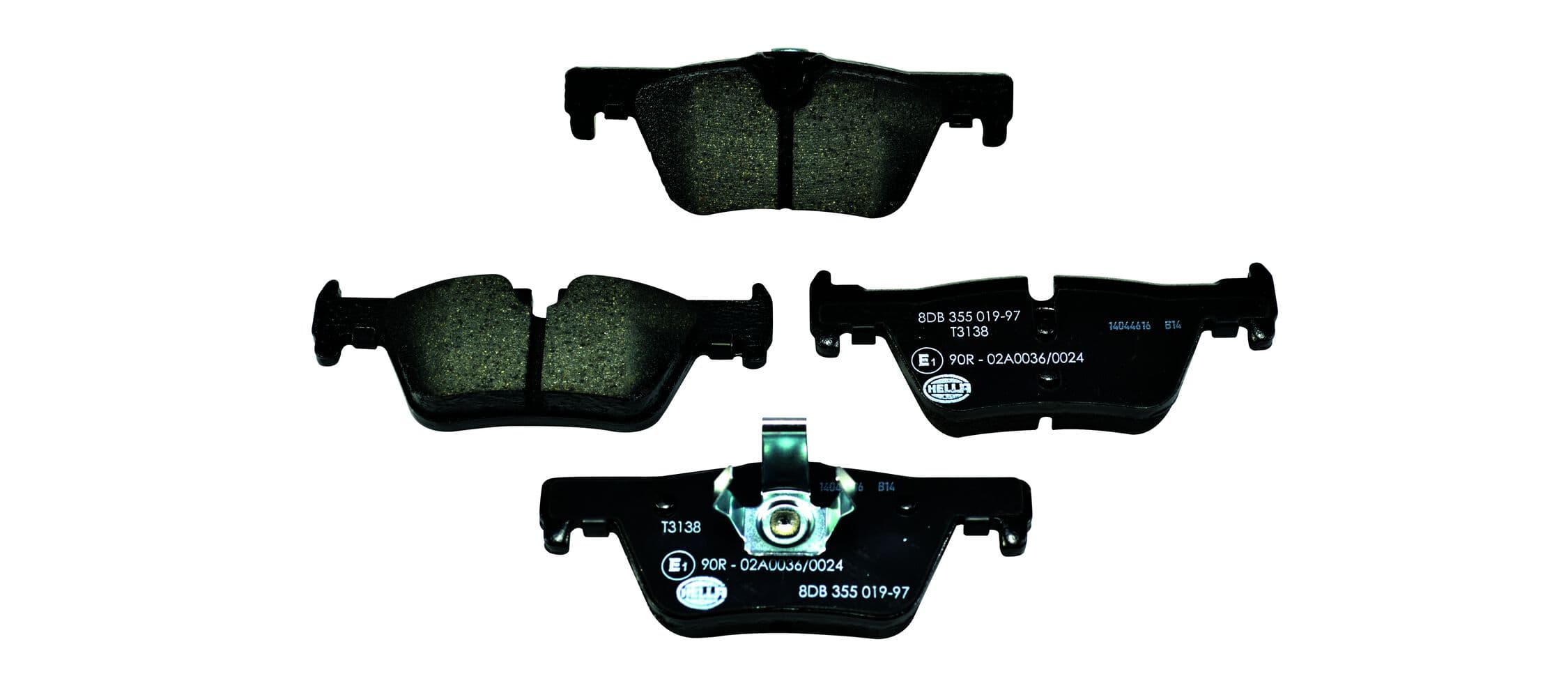 HELLA Sada brzdových platničiek kotúčovej brzdy 8DB 355 019-971 1
