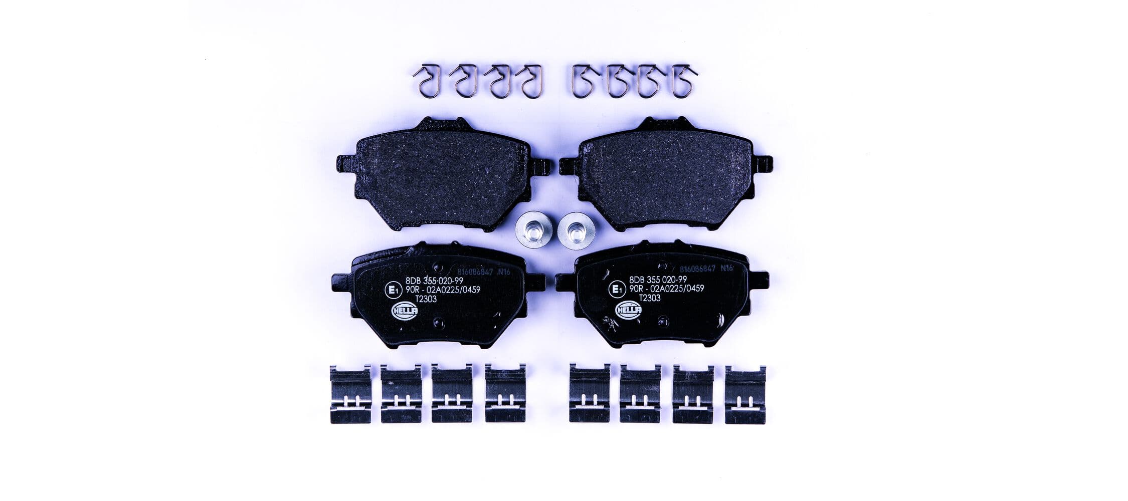HELLA Sada brzdových platničiek kotúčovej brzdy 8DB 355 020-991 1