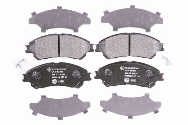 HELLA Sada brzdových platničiek kotúčovej brzdy 8DB 355 021-461 1