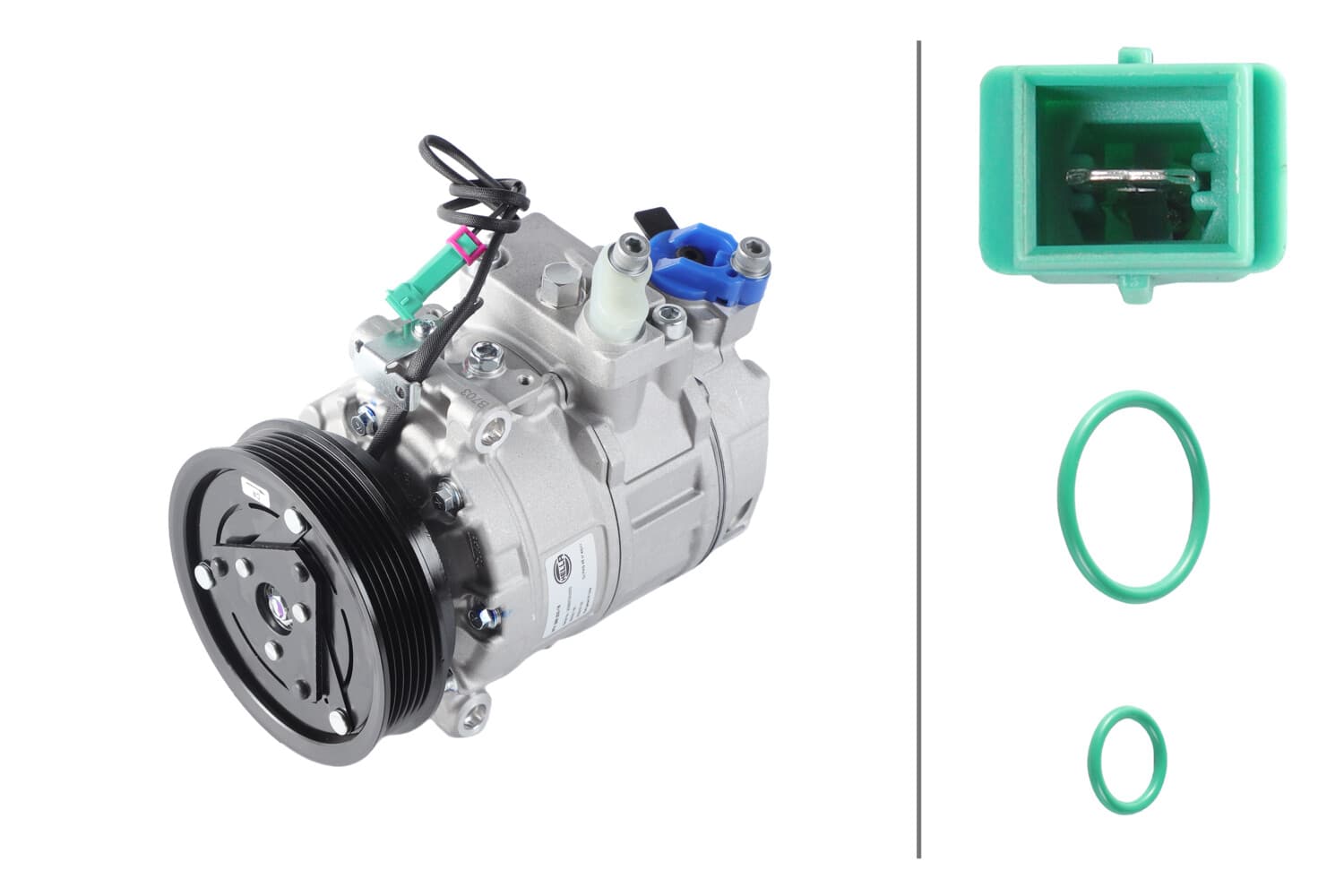 HELLA Kompresor klimatizácie 8FK 366 200-181 1