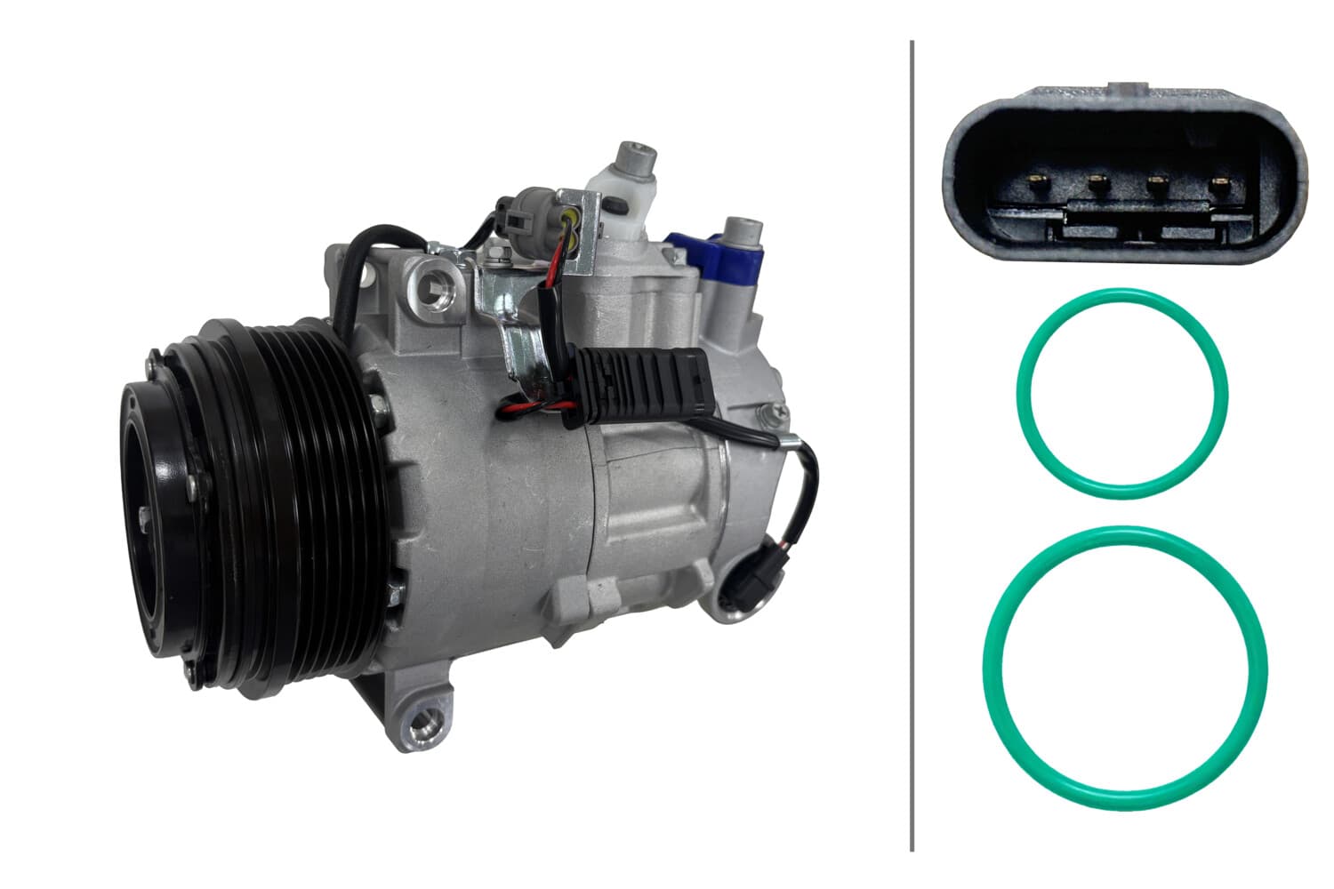 HELLA Kompresor klimatizácie 8FK 366 202-161 1