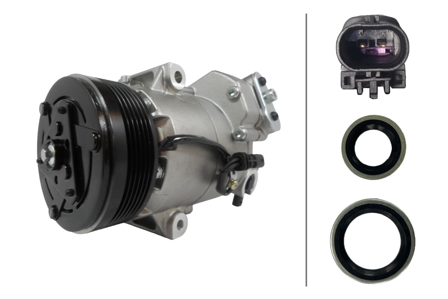 HELLA Kompresor klimatizácie 8FK 366 202-271 1