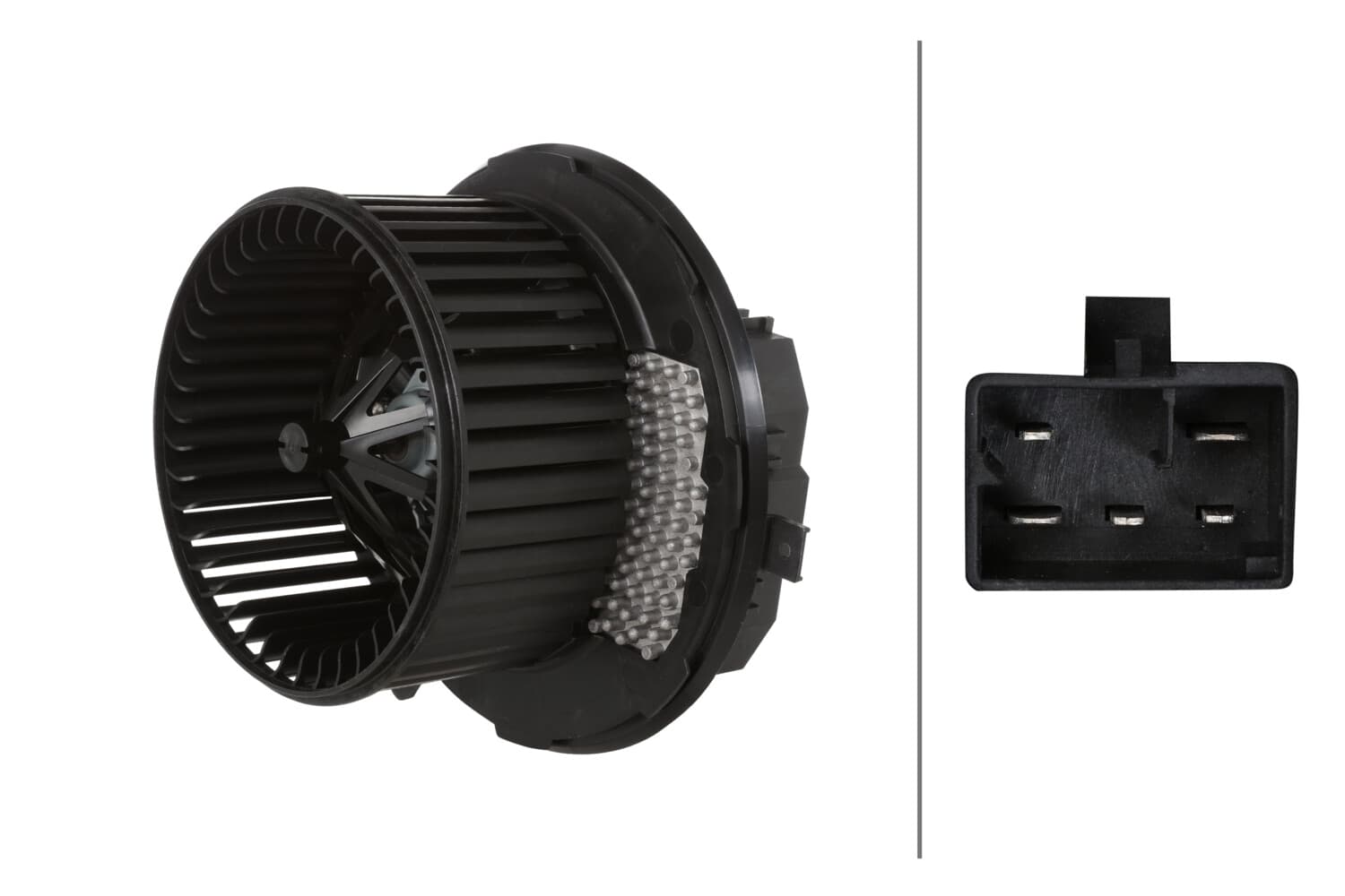 HELLA Vnútorný ventilátor 8EW 366 400-411 1
