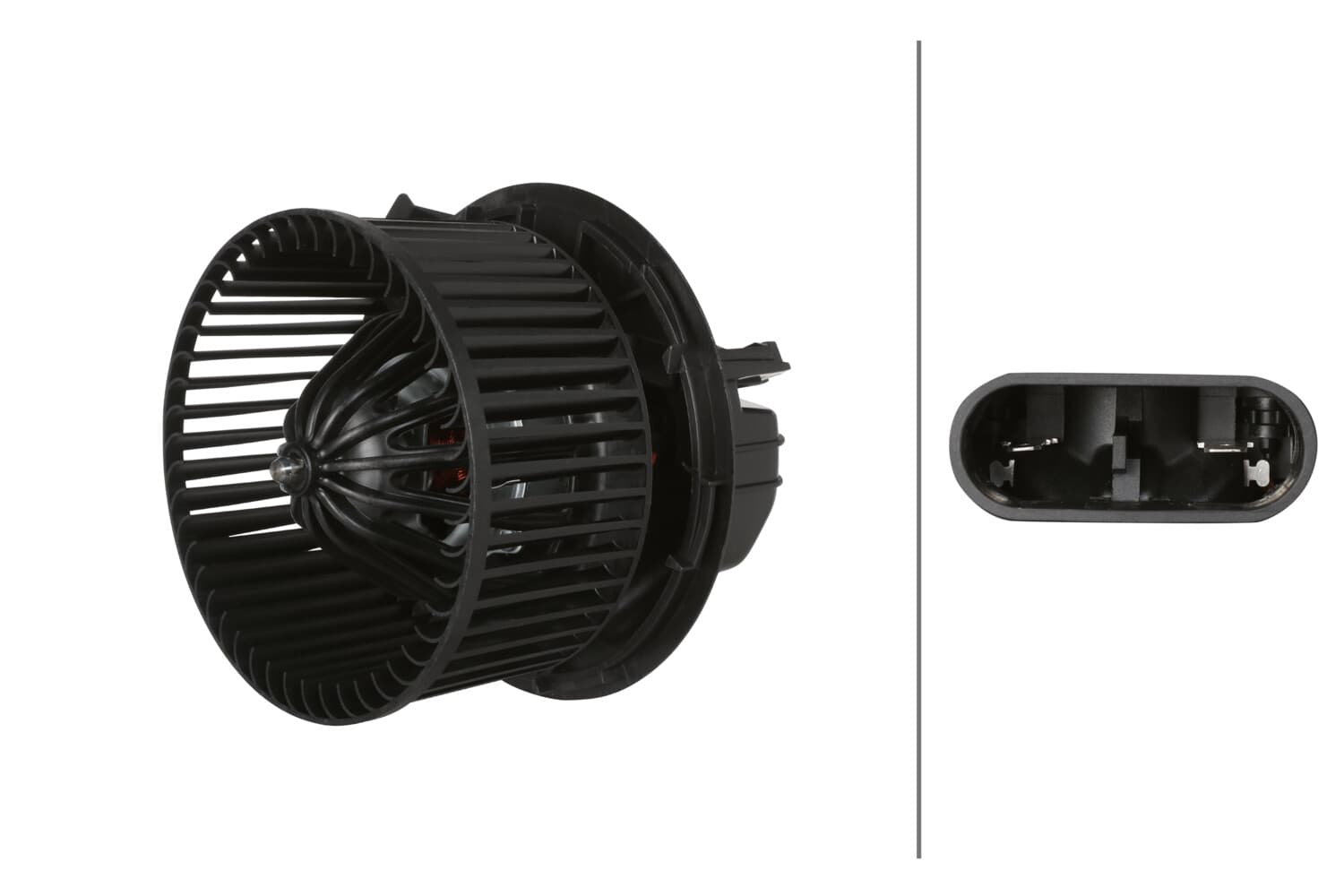 HELLA Vnútorný ventilátor 8EW 366 400-551 1