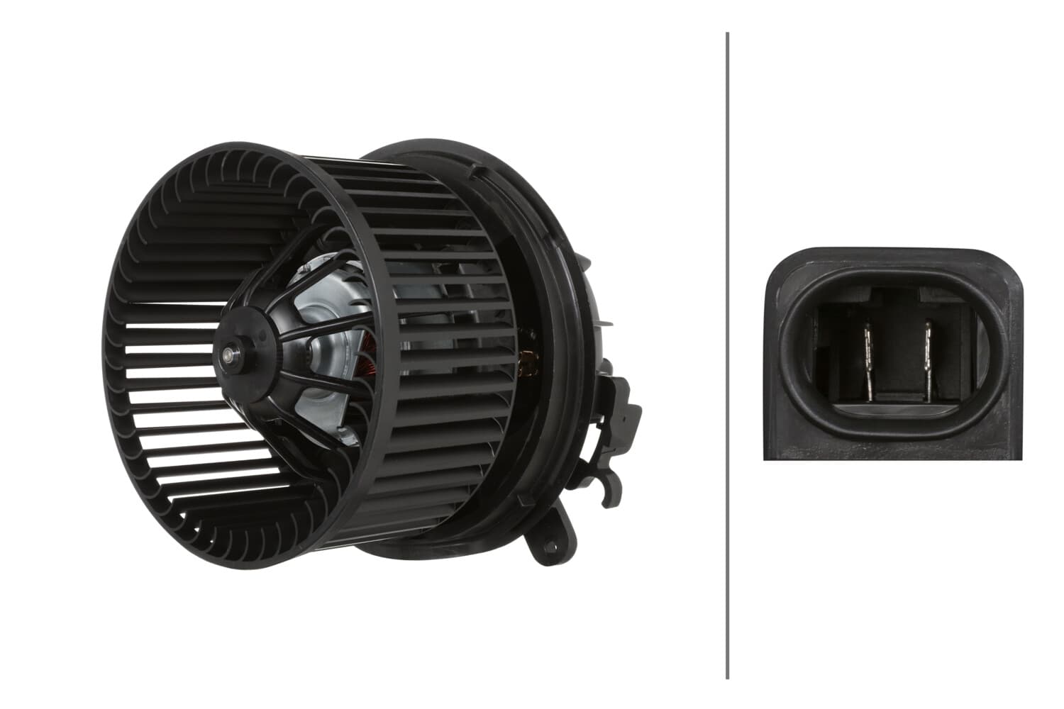 HELLA Vnútorný ventilátor 8EW 366 400-741 1