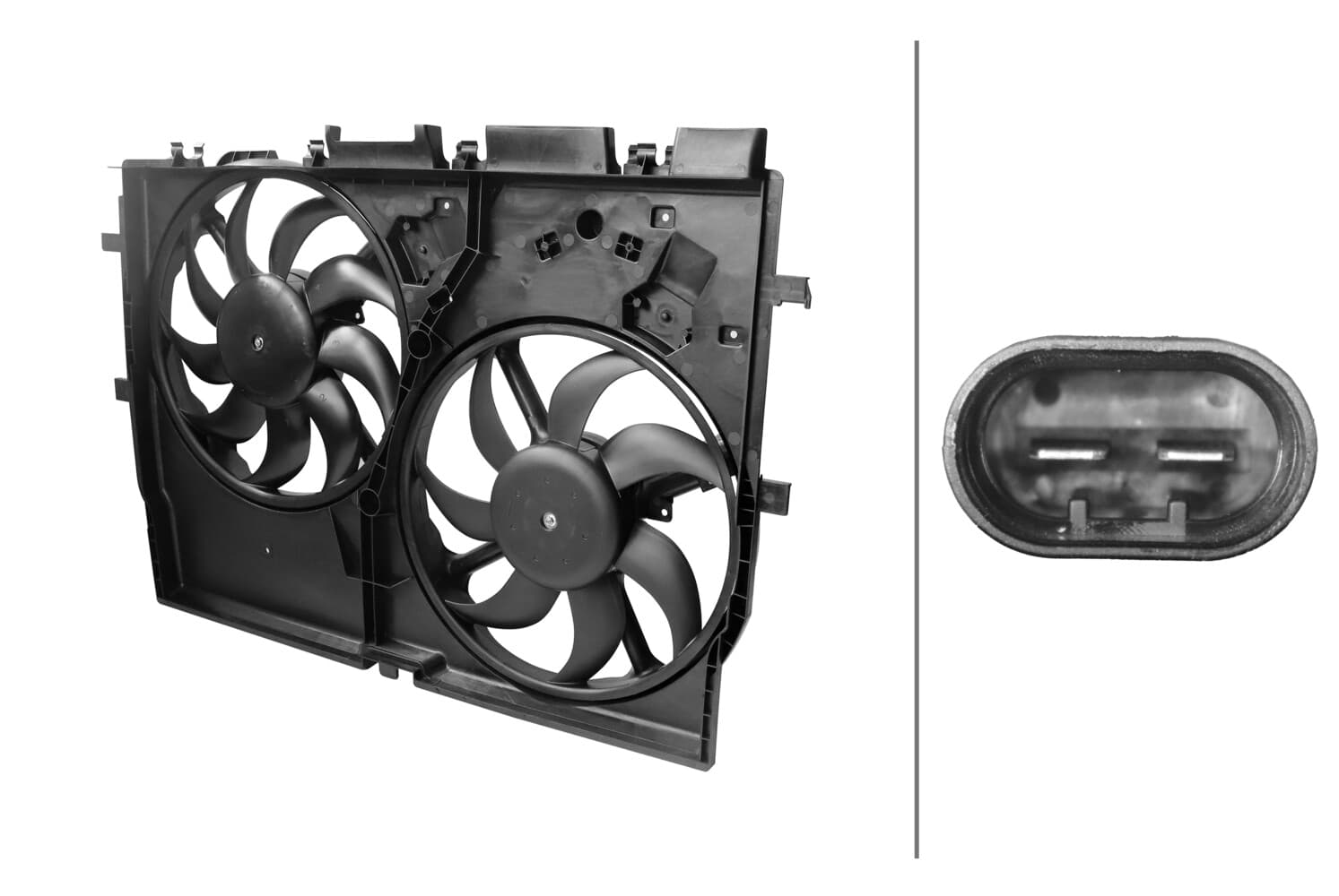 HELLA Ventilátor chladenia motora 8EW 366 420-171 1