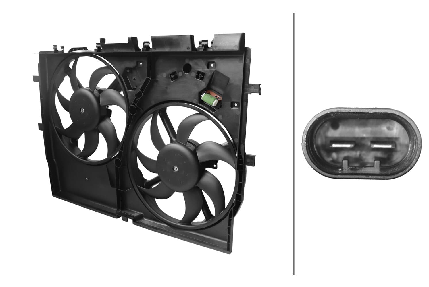 HELLA Ventilátor chladenia motora 8EW 366 420-181 1