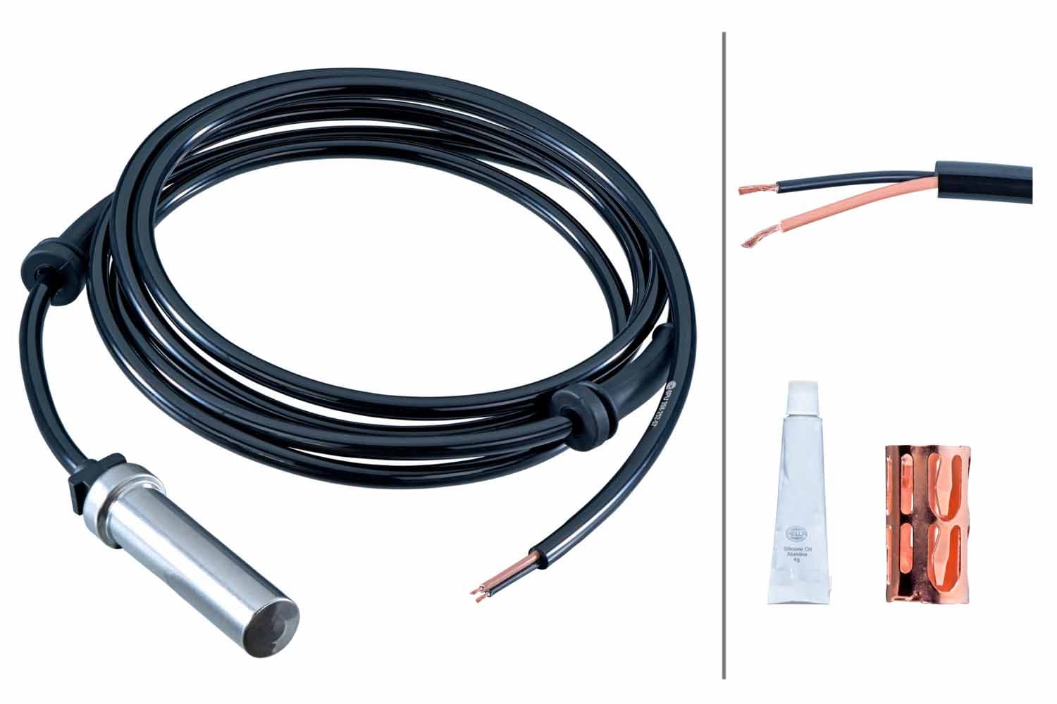 HELLA Snímač počtu otáčok kolesa 6PU 358 252-571 1