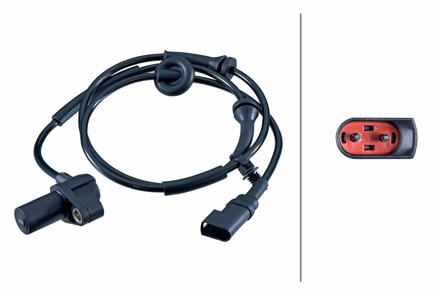 HELLA Snímač počtu otáčok kolesa 6PU 358 252-601 1