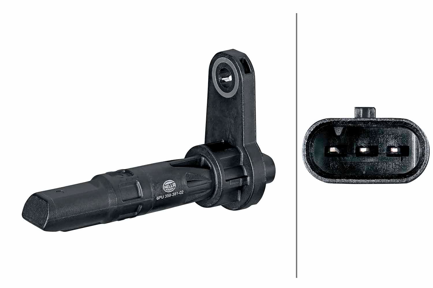 HELLA Snímač impulzov kľukového hriadeľa 6PU 358 381-021 1