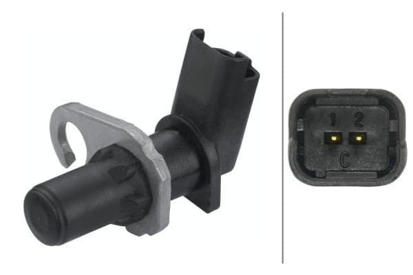 HELLA Snímač impulzov kľukového hriadeľa 6PU009146421 1