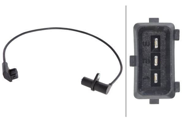 HELLA Snímač polohy vačkového hriadeľa 6PU 012 681-001 1