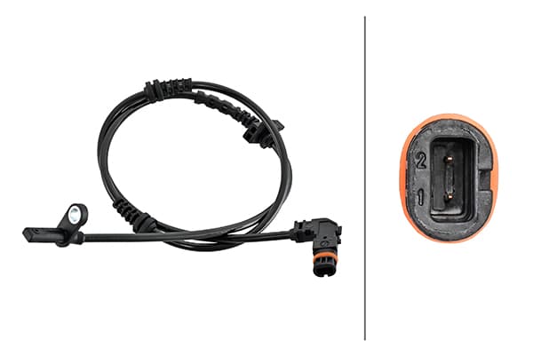 HELLA Snímač počtu otáčok kolesa 6PU 230 048-221 1