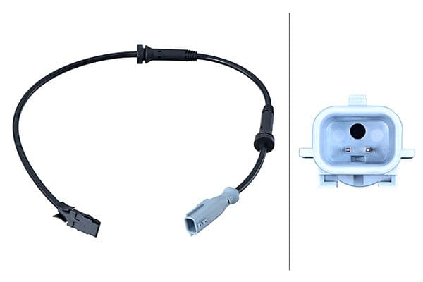 HELLA Snímač počtu otáčok kolesa 6PU 358 216-031 1
