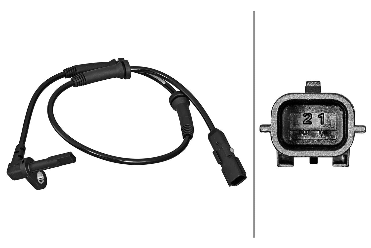HELLA Snímač počtu otáčok kolesa 6PU 358 217-091 1
