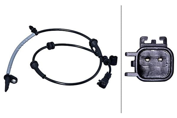 HELLA Snímač počtu otáčok kolesa 6PU 358 218-341 1