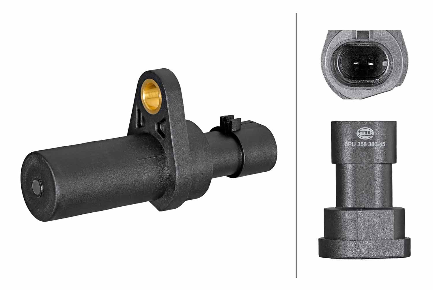 HELLA Snímač impulzov kľukového hriadeľa 6PU 358 380-451 1
